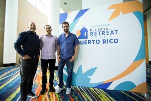 Jason Borschow is joined by fellow Endeavor Entrepreneurs, Carlos García and Leandro Armas from HYP3R at Endeavor Regional Retreat 2019