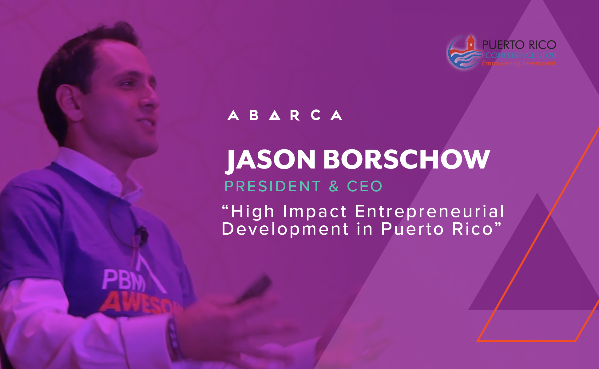 Abarca CEO, Jason Borschow, to present at the Puerto Rico Conference 2020: Empowering Investment