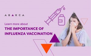 Abarca spreads the word on the benefits of the flu vaccination in a post Covid-19 climate